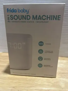 87449983 Frida Baby 3-in-1 Sound Machine Sleep Trainer Nightlight