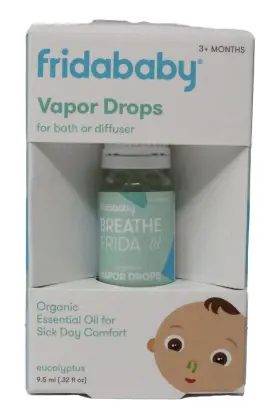 Fridababy 851877006455 Frida Baby Organic Eucalyptus Vapor Drops .32oz