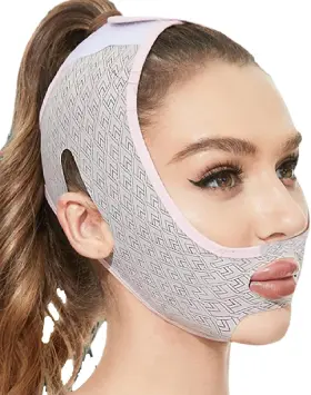 Fuiart 717298686983 Beauty Face Sculpting Sleep Mask Chin Strap For Double Multicolor