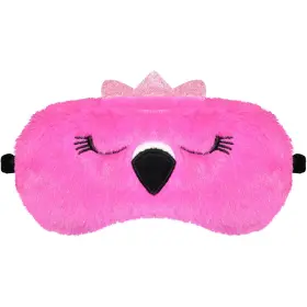 Funaupgo 752811399476 Funny Flamingo Sleeping Mask 1 Count Pack Of Hot Pink