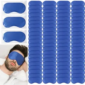 Jaw-funnysoft-4853 Funnysoft 300 Pack Eye Masks Bulk Sleeping 1 Count Of Blue