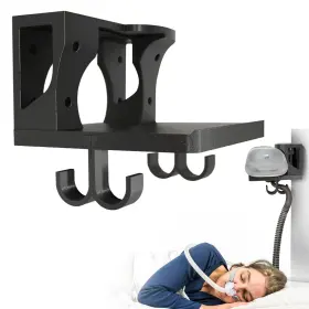 Lr-yq2w-me63 Fuwkeo Wall Mount Shelf For Airsense 11 Includes Hook And Hose Hanger Space-saving
