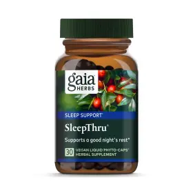 Gaia Herbs 751063145879 Sleepthru - Natural Sleep Support Supplement With Organic Ashwagan