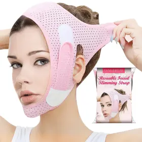 Galeboy 313028696668 Double Chin Reducer Face Slimming Strap V Line Lifting Mask