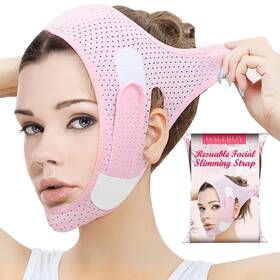 Galeboy 780216569705 Adjustable Double Chin Strap Face Wrap For Jawline Support Soft Breathable