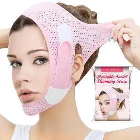 Galeboy 780216569705 Adjustable Double Chin Strap Face Wrap For Jawline Support Soft Breathable
