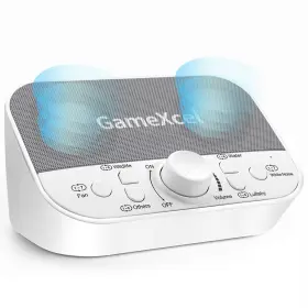 Gamexcel 799456218168 Portable Sound Machine White Noise With 38 Sounds And Dual Speakers U