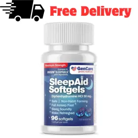 Generic Healthcare 744759029614 Maximum Strength Nighttime Sleep Aid Supplement For Adults By Gencare Deep