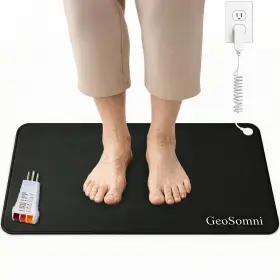 B0fdl53sws Geosomni Grounding Mat For Feet 24 Inch X 16 Earthing Sleep And Pain Relief Includ
