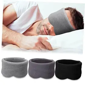 Dormir-36 Geyoga 3 Pieces Eye Mask Sleep With Ear Covers Over Ears Cotton