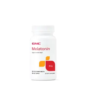 Gnc 048107211615 Melatonin 3mg - 120 Vegetarian Tablets Servings
