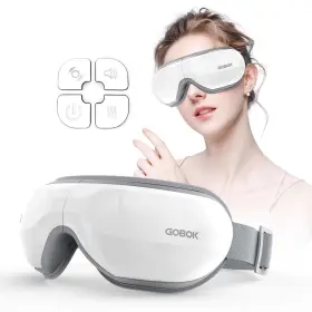 Gobok 775721008481 Eye Massager With Heat Smart Heated Mask Bluetooth M
