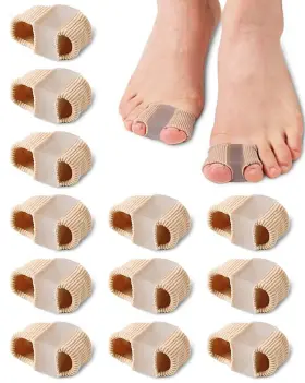 G0410 Golbylicc Bunion Toe Separators For Overlapping Toes Women Men Gel Spacers 12 Pack