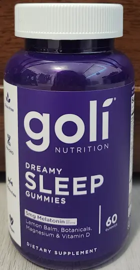 Goli Nutrition 055840402538 -dreamy Sleep Melatonin Lemon Balm Magnes Vit D - 120 Gummies Exp 6/26