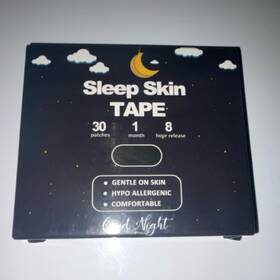 Good Night X004c-yxg7 Sleep Skin Tape Black 30 Patches Hypoallergenic Comfortable