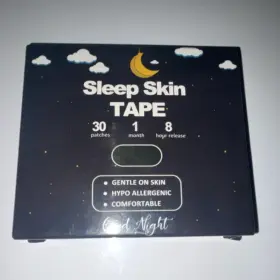 X004c-yxg7 Good Night Sleep Skin Tape Black 30 Patches Hypoallergenic Comfortable