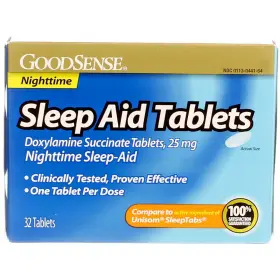 Goodsense 070030131869 6 Pack Doxylamine Succinate Sleep Aid Tablets 25 Mg 32 Ct