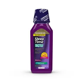 Goodsense 301130186405 Night Time Sleep-aid Liquid Diphenhydramine Hcl 50 12 Fluid Ounces Purple