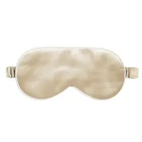 Grace & Company 850050192398 And Silky Satin Eye Mask For Women - Premium Gold Silk Slee