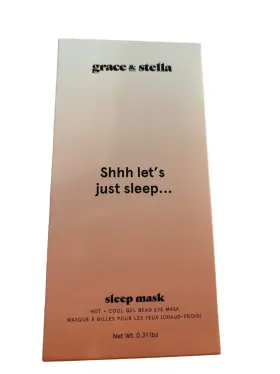 Gtl30428 Grace & Stella And Womens Sleep Mask Hot Cool Gel Bead Eye New