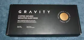Gravity 810094032548 Copper-infused Weighted Sleep Mask New In Box