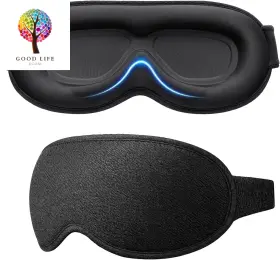 1358 Gritin Blackout Sleep Eye Mask For Women Men Zero Pressure