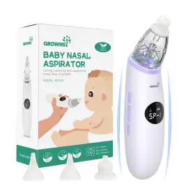 B0csmn2p19 Grownsy Nasal Aspirator Baby Nose Sucker Electric Toddler Booger Suction 3 Silic