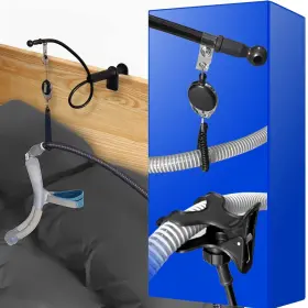 Guatbsecure 772467529607 Cpap Hose Holder Hanger - Adjustable For Tube