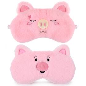 Guduling 5243jban9346 2 Pcs Sleep Masks For Kids Comfortable 1 Count Pack Of Pink