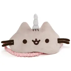 4061352 Gund Pusheen Pusheenicorn Unicorn Cat Sleep Mask Plush Pink Grey 7 Inch