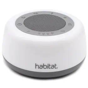 Habitat 767056181281 White Noise Machine Multi-color Night Light 25 Relaxation Sounds Bluetooth