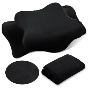 Hahafelt-qun-0836 Hahafelt Crystal Velvet Cervical Neck Pillowcase Only With Zipper Ergonom