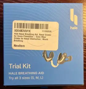 Hale 850020919307 Nasal Breathing Aid Dilator For Snore Prevention Daily Starter