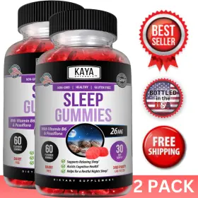 Hamerun2015 Kn2pslpg60 2 Pack Sleep Gummies 60ct Fall Asleep Fast And Stay Supplement
