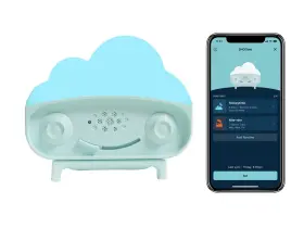 5598rcwn105 Happiest Baby Snoobie White Noise Machine And Nightlight White/blue