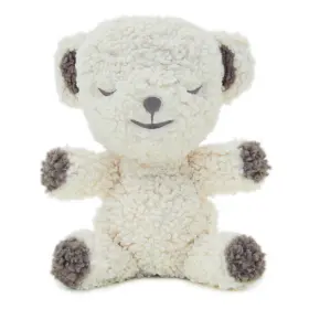 6241hbxx100 Happiest Baby Snoobear White Noise Machine - Cry-activated Plush Sleep Soother Cream