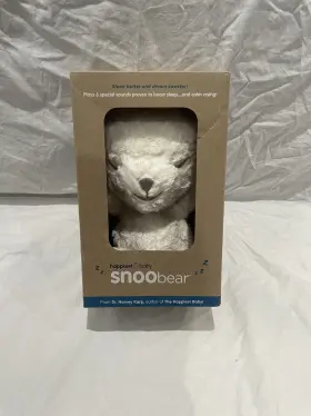 Happiest Baby 817720025103 Snoobear White Noise Machine - Cry-activated Plush Sleep Soother