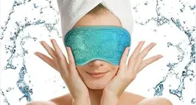 Harmony N More 634746875921 Best Eye Mask - Hot Cold Gel Beads Anti-aging Perfect For Relieving Mig