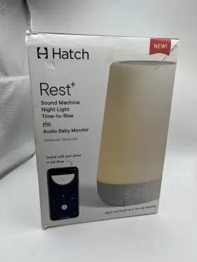 Rp27 Hatch Rest Baby Sound Machine White Noise Nightlight Plus Audio Monitor