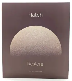 Hatch Sleep 850051846313 New Restore 3 Sunrise Alarm Clock Sound Machine Smart Light - Cocoa
