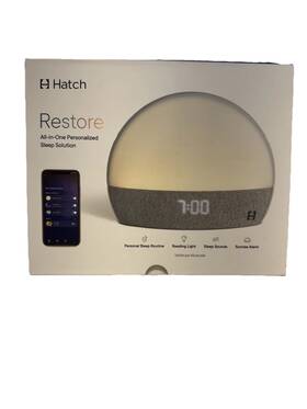 Hatch Xrt4 Restore Smart Sleep Assistant Sound Machine White New In Box