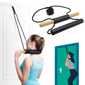 Hazztoll 716963155731 Cervical Neck Traction Over Door Device For Relieve Pain Enhance P