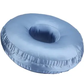As-earpillow-2-satin-hazeblue Heal N Hope Washable Silky Satin Ear Piercing Pillow With Removable Pillowcase Smooth Coo