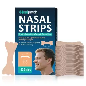 Ns-001 Healpatch 120ct Nasal Strips For Snoring And Breathing Relief Nose Tape Conge
