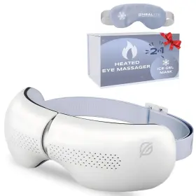 Healtek 729859363479 Premium Eye Massager With Heat And Cooling Gel Mask - Heated For M