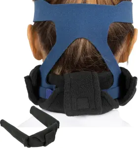 Lva2038blk Health Cpap Neck Pad Mask Strap Padded Accessory Fleece Comfort Cover Machine Washable