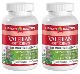 Health Solution 739862255746 Nerve Strength Capsules - Valerian Root Extract 4 1 2b