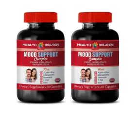 Health Solution Usa 366647487810 Anxiety Supplements - Mood Support Complex 5 Htp For Sleep 2b