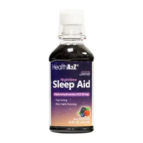 Healtha2z 369168446397 Nighttime Sleep Aid Diphenhydramine 50mg Hcl 12 Fluid Ounce Fast Acting
