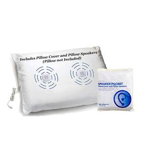 Hear Cental 862462000123 Speaker Pillow Cover Central Tinnitus Management Sound Therapy Music